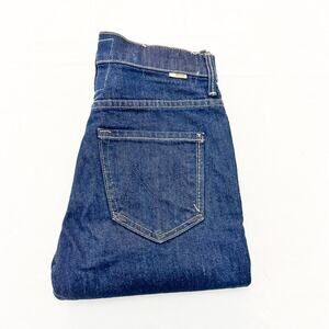 Mother Superior The Insider Crop Step Fray Clean Up Your Act Denim Jeans Size 25